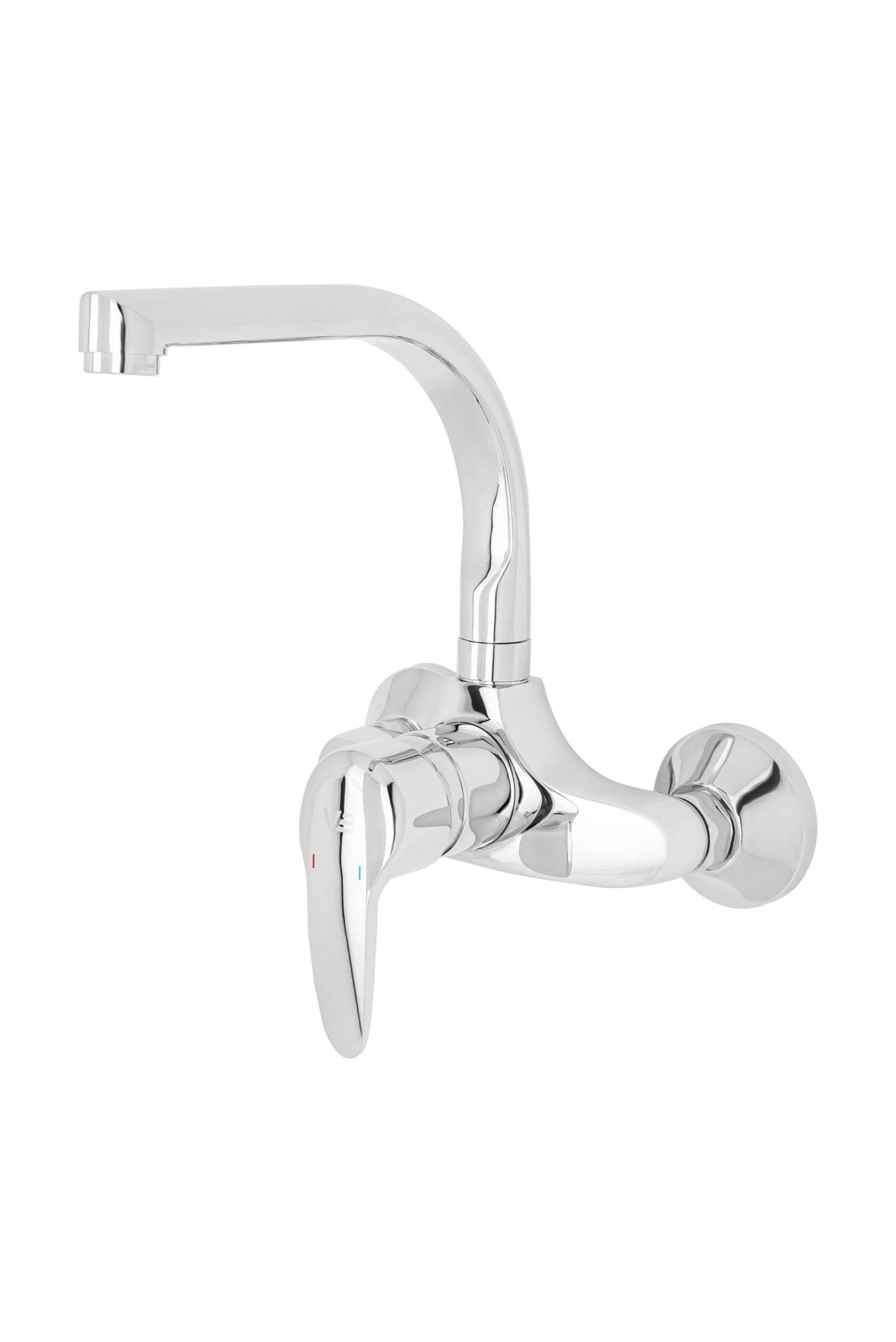 Value Modena Wall-Mounted Kitchen Mixer – Chrome – VK 13035