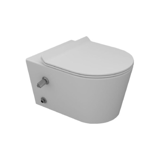 Sanipure Titan Wall-hanging toilet Seat White 2542490075 - 2542490078
