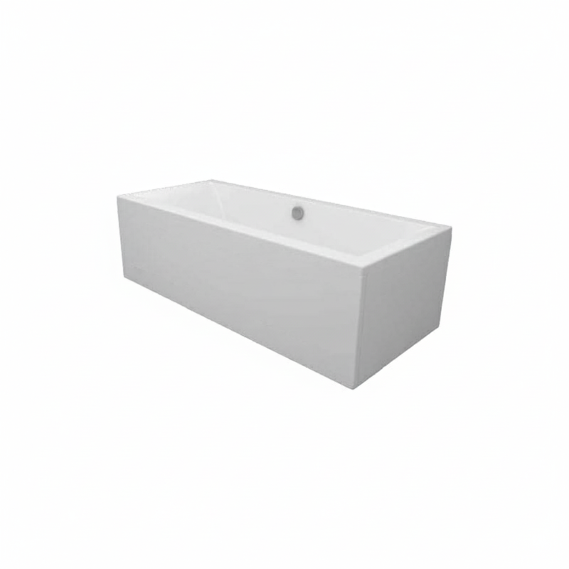Sanipure Navi Seamless Bathtub 80 × 180 cm White 00100090001