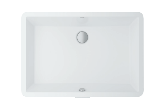 Sanipure Sirius Under-top Washbasin 40 x 60 cm White 0388600000
