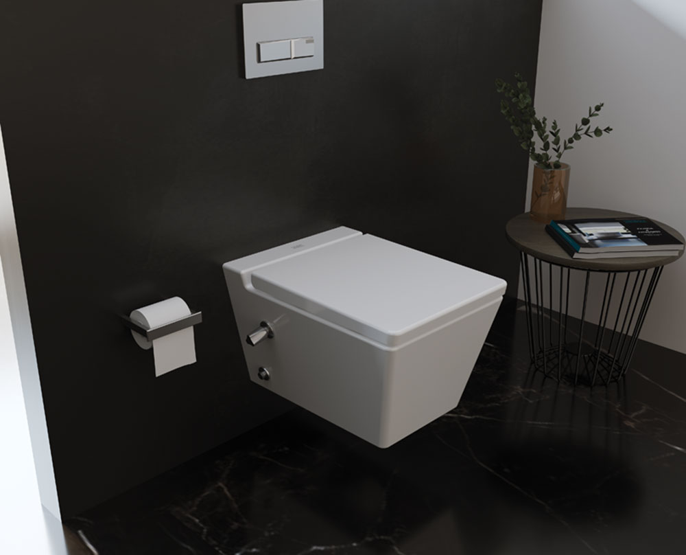Sanipure Normal Seat & Cover White 132320000