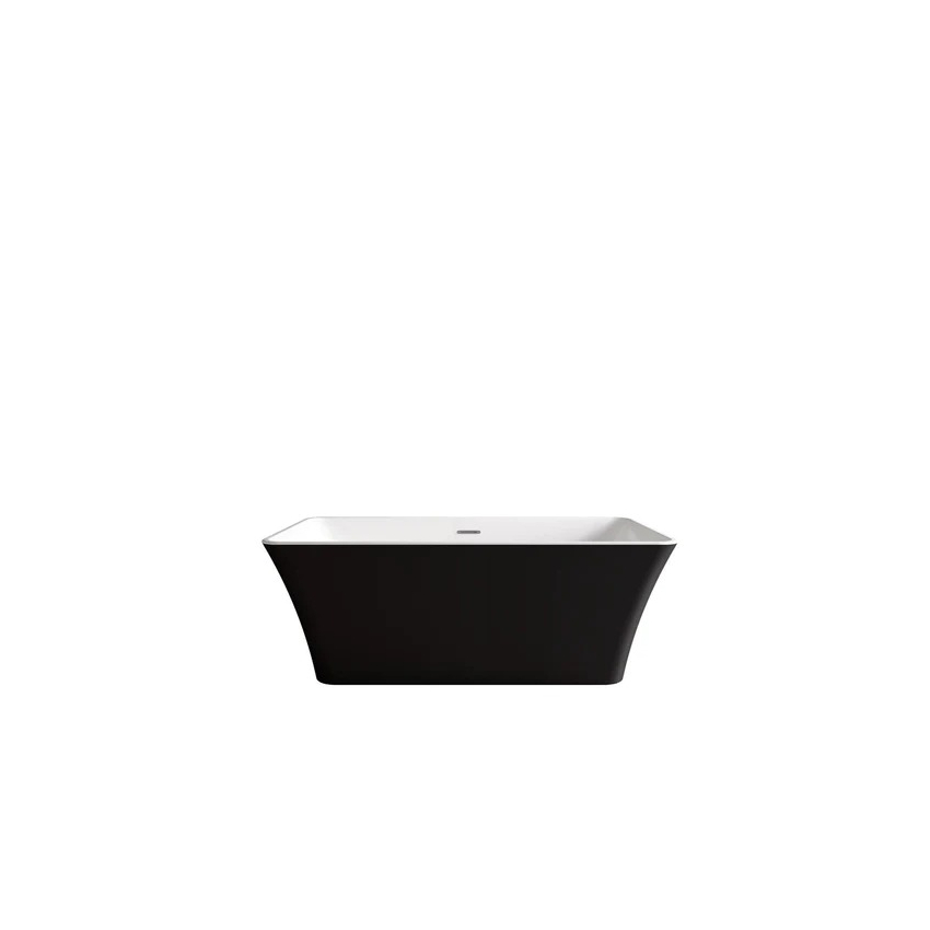 Sanipure Maldives Seamless Bathtub 80 × 170 cm Black 00100660801