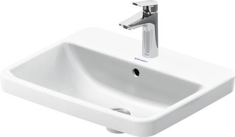 Duravit No.1 Countertop basin 43.5 × 55 cm White, with tap hole 03555500272