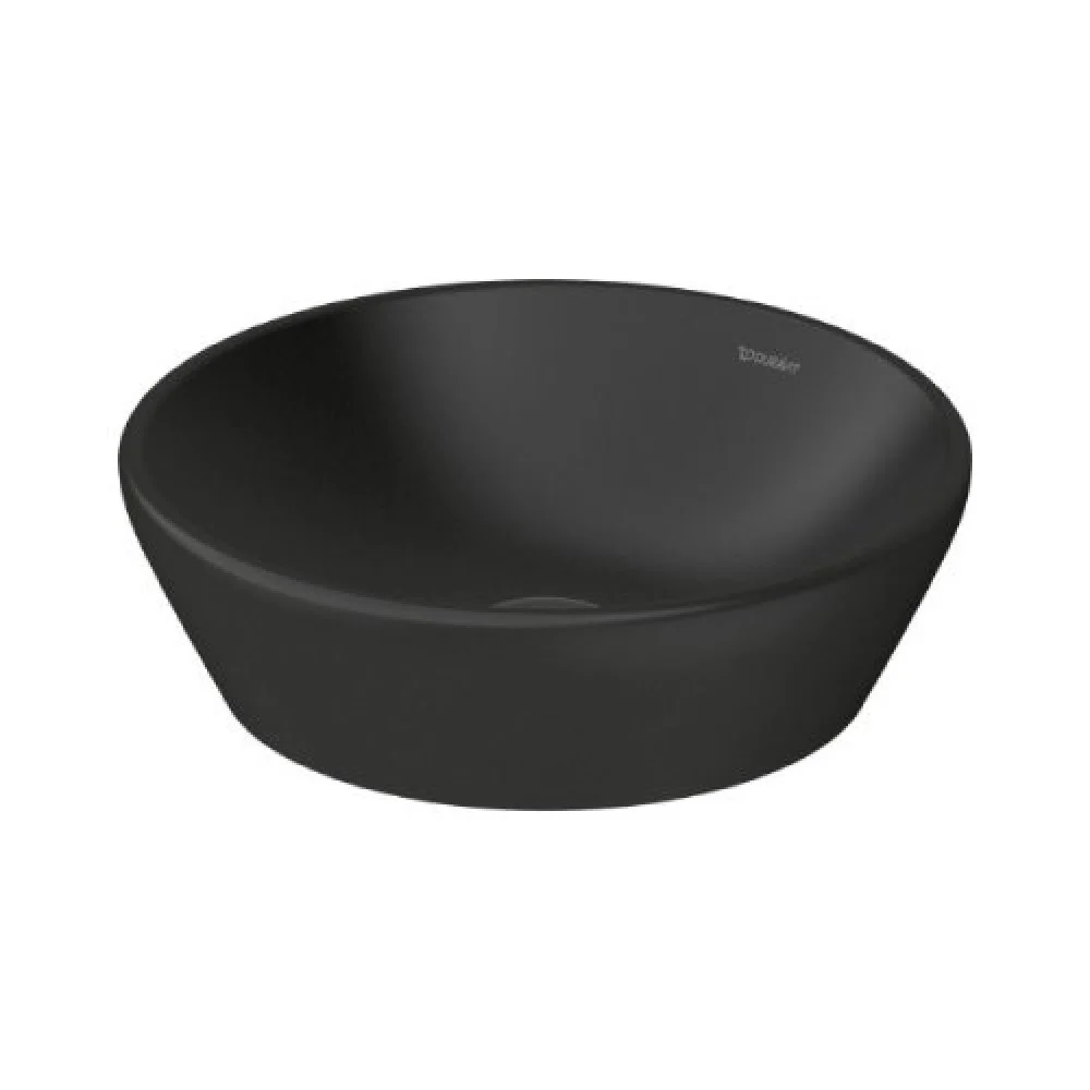 Duravit D-Neo Over top basin 40 × 40 cm Matte Black, Round 2371401370