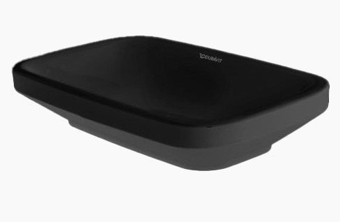 Duravit DuraStyle Over top basin 38 × 60 cm Matte Black 0349601300