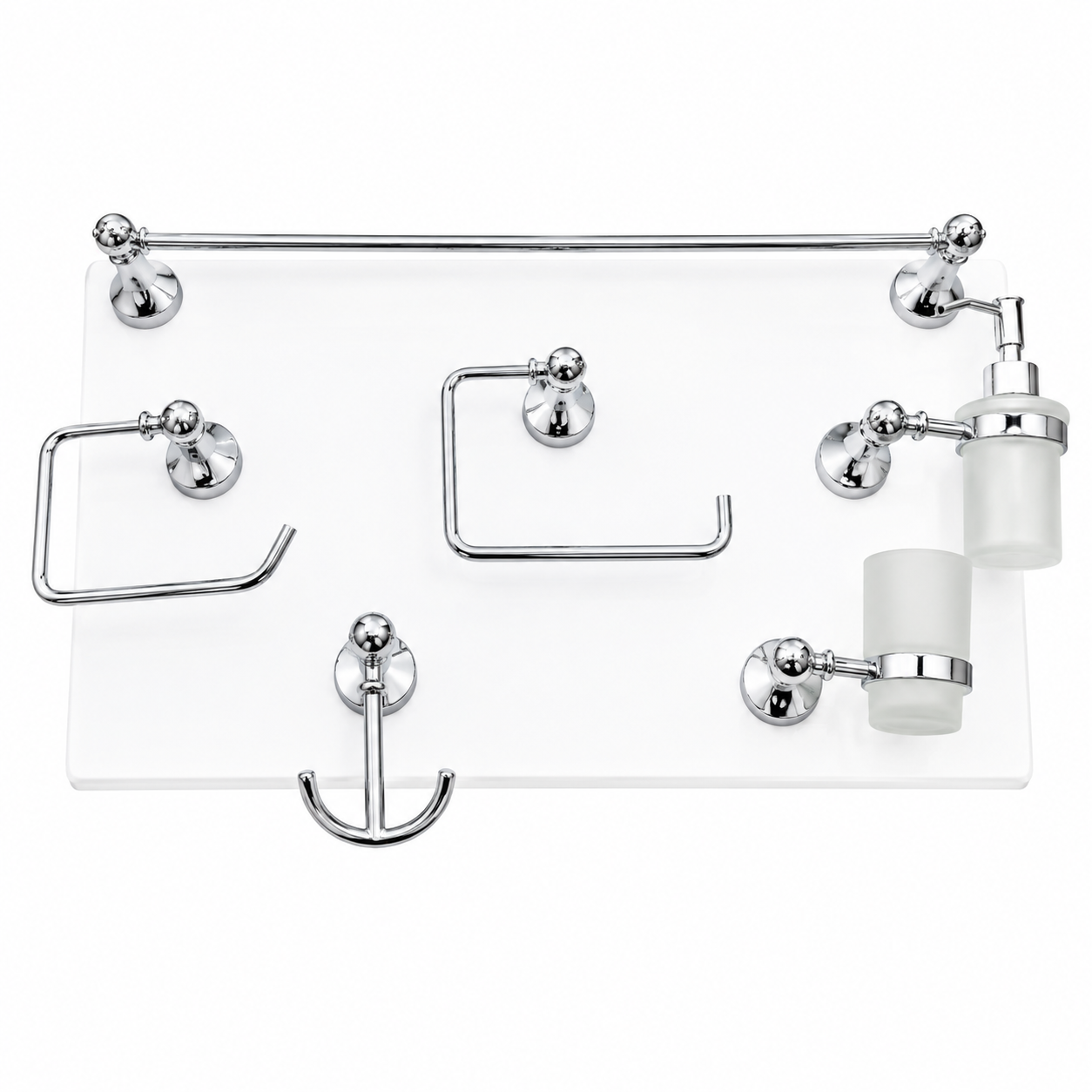 Infinity accessories, Set of 6 Chrome Pieces IN 2400