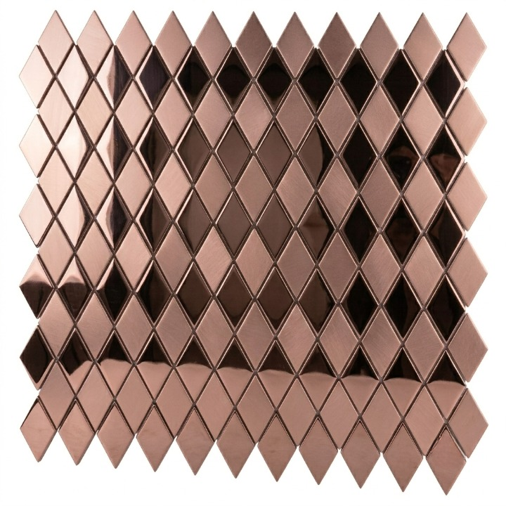 Beroia Chinese Sheet JJ 60 Steel Pool Sheet 27 × 30 cm - Rose Gold