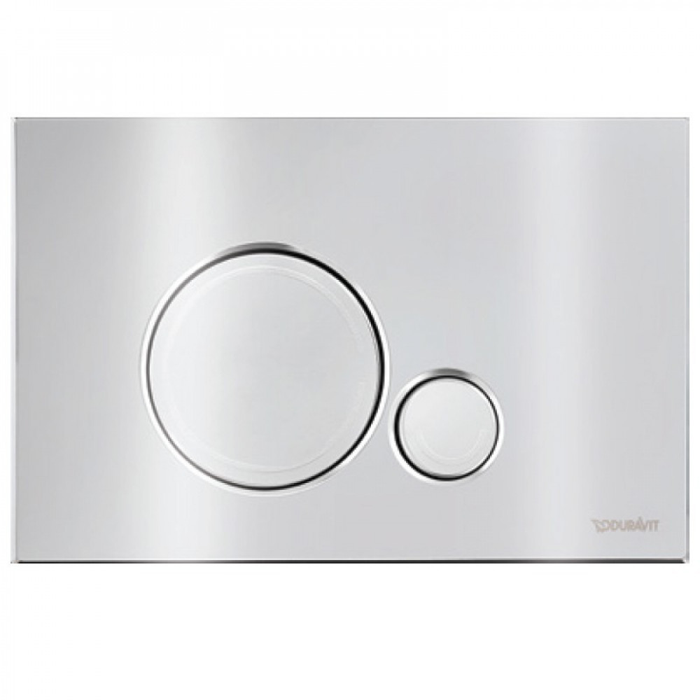 Duravit Beta 120 Flush Plate Circular Glossy Chrome WF 5120021010