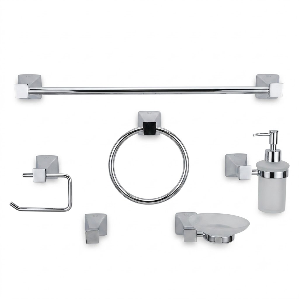 Infinity accessories, Set of 6 Chrome Pieces IN 5100