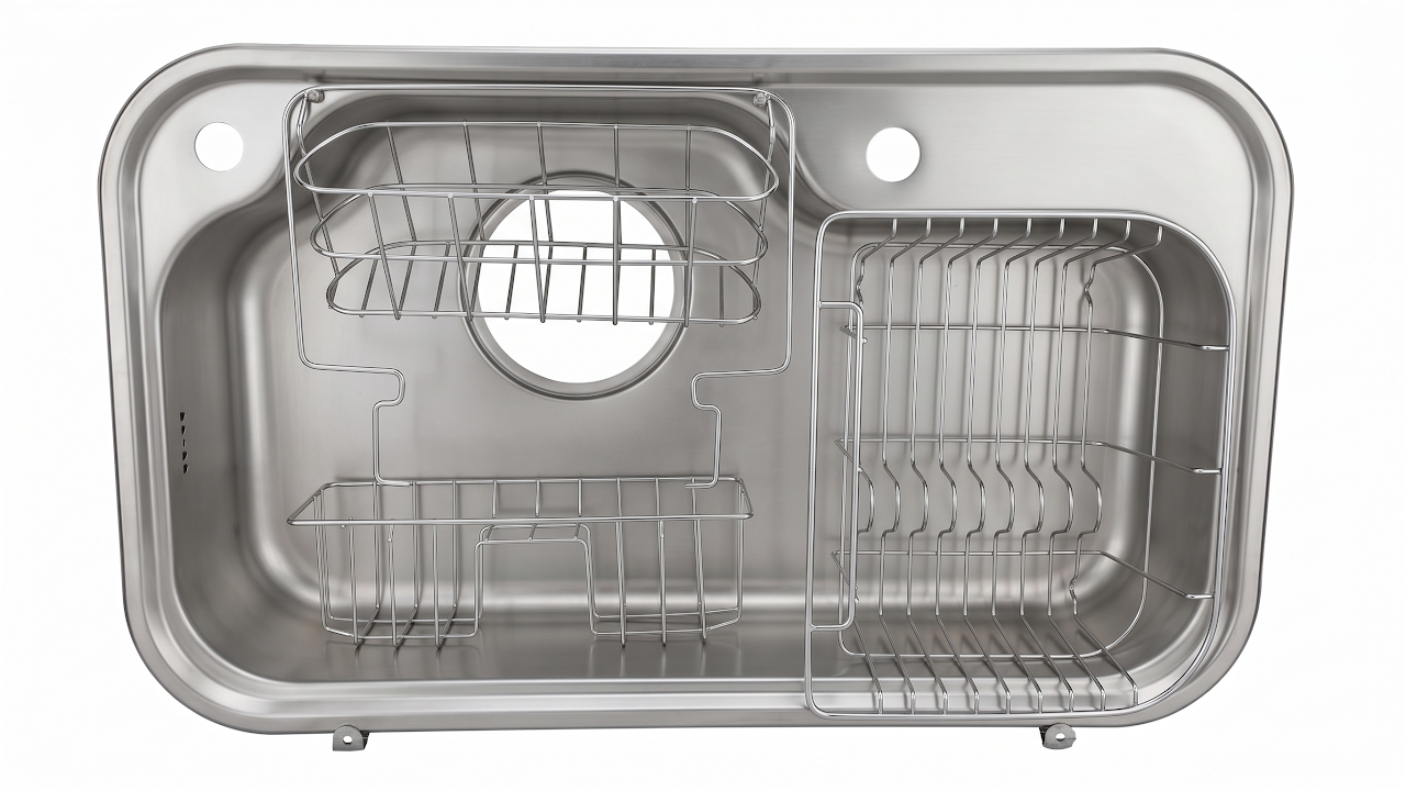 Coni Kitchen Sink Dream 48 x 80 cm 0.7 mm With Accessory And Drain DS 800
