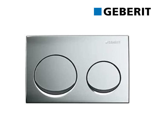Geberit Alpha 20 Chrome Glossy Round Dual Flush Plate 115040215