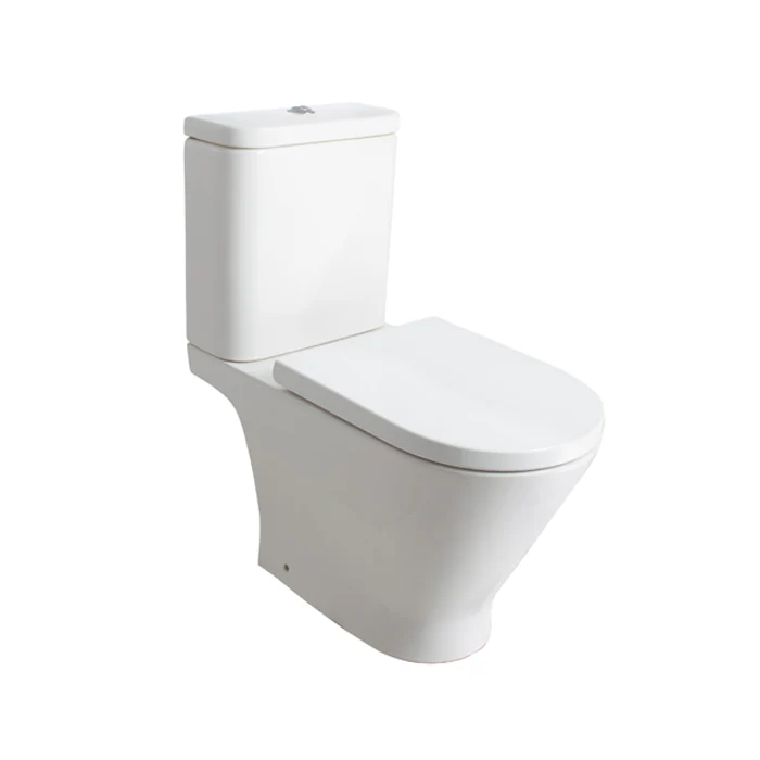 Roca Gap Round Rimless Toilet P with Bidet & Valve White YB10055403500000