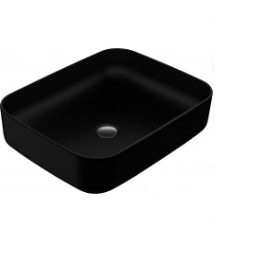 Sanipure AVONA - Hermes Overtop WashBasin 40 x 51 cm Matte Black 4503500900