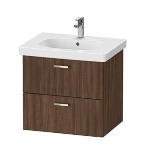 Duravit XBase Unit 45.8 × 60 cm 2 Drawer for D-Code Basin 65 cm Natural Walnut Wood XB 618907979