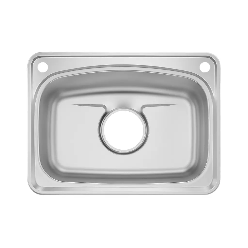 Korina Kitchen Sink JIS 700 Korean 48 x 70 cm 0.7 mm with accessories and drain PUR