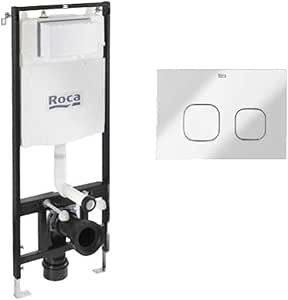 Roca BT Concealed Tank AC 3 with Square Plate Chrome A89P460020