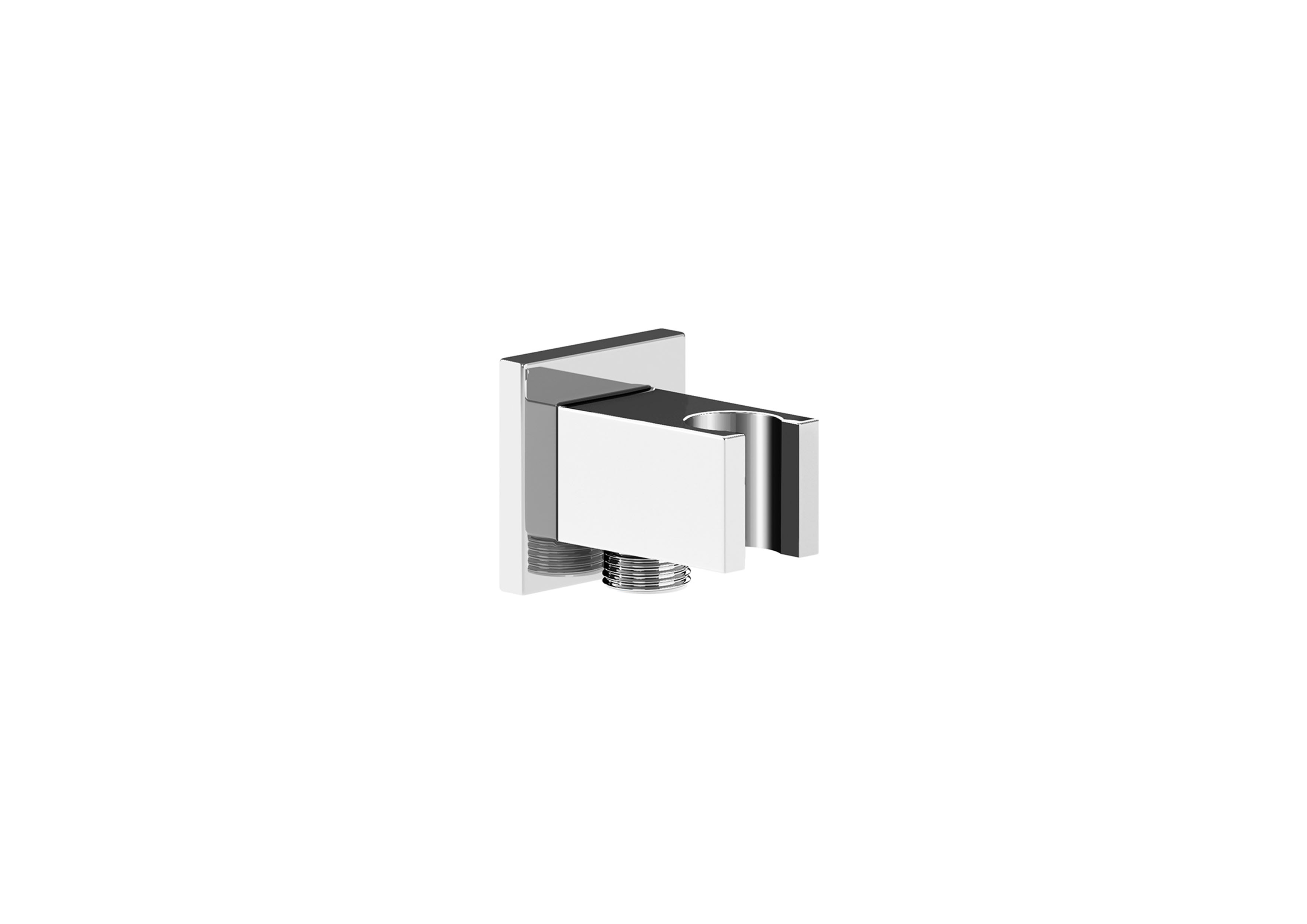 Roca Aqua Square Hand Shower Outlet With Holder Chrome A5B0850C00