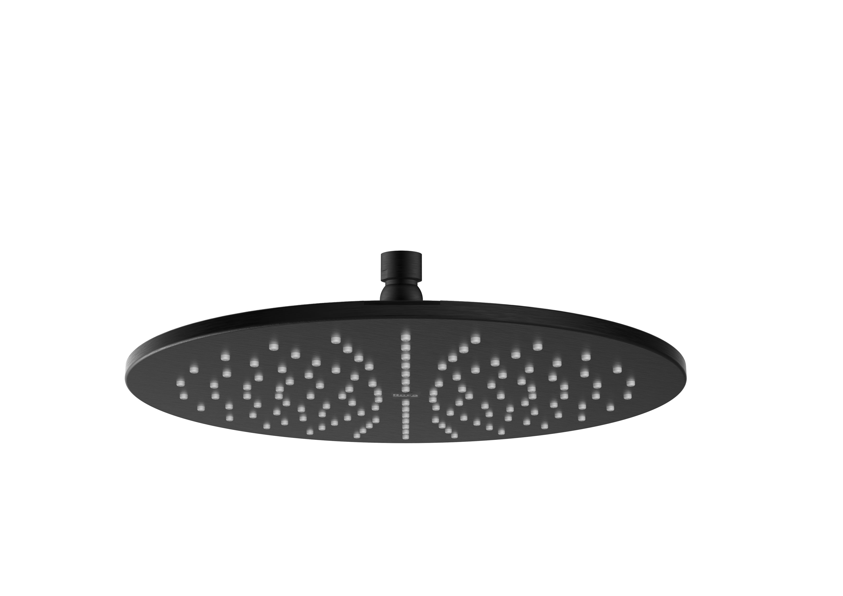 Roca Round built in Shower head 30 cm - Brushed Black