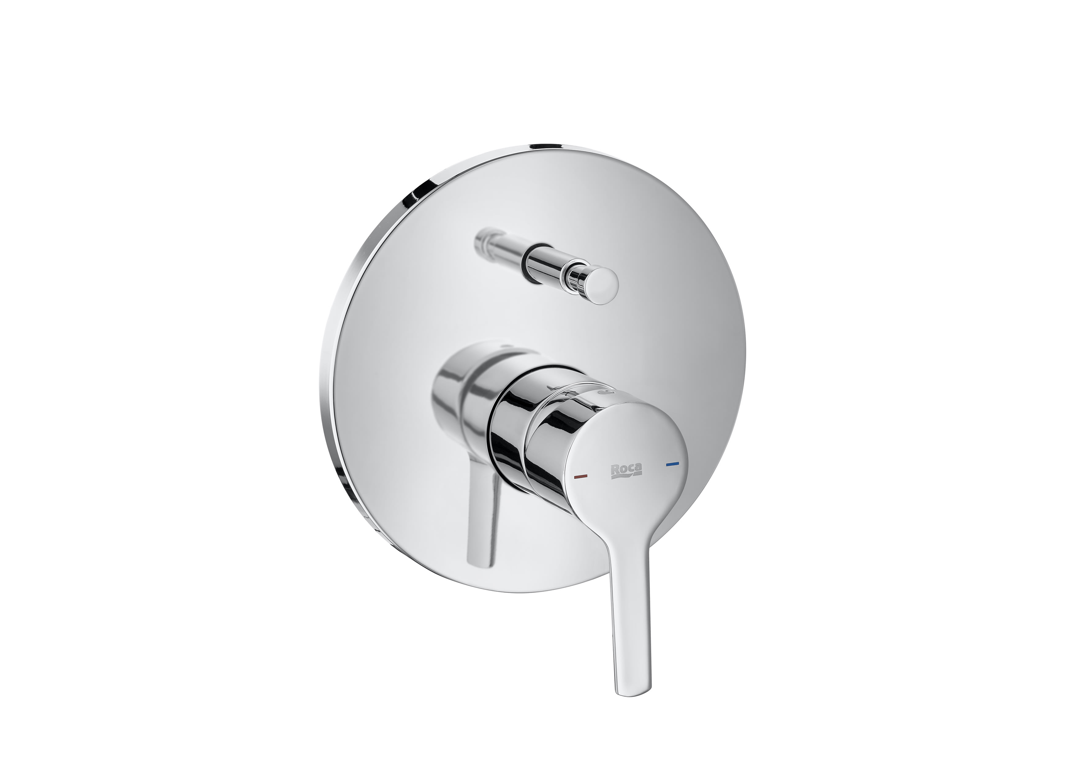 Roca Malva Built-in bath-shower mixer with diverter including body Chrome A5A063BC00