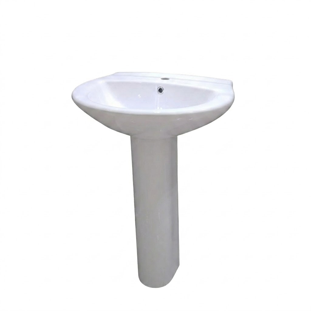 Sarreguemines Homy Washbasin, Tall, 60 cm, White