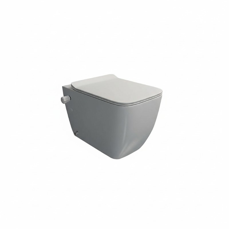 Sarreguemines Chateau Rimless Wall-Hanging Toilet White