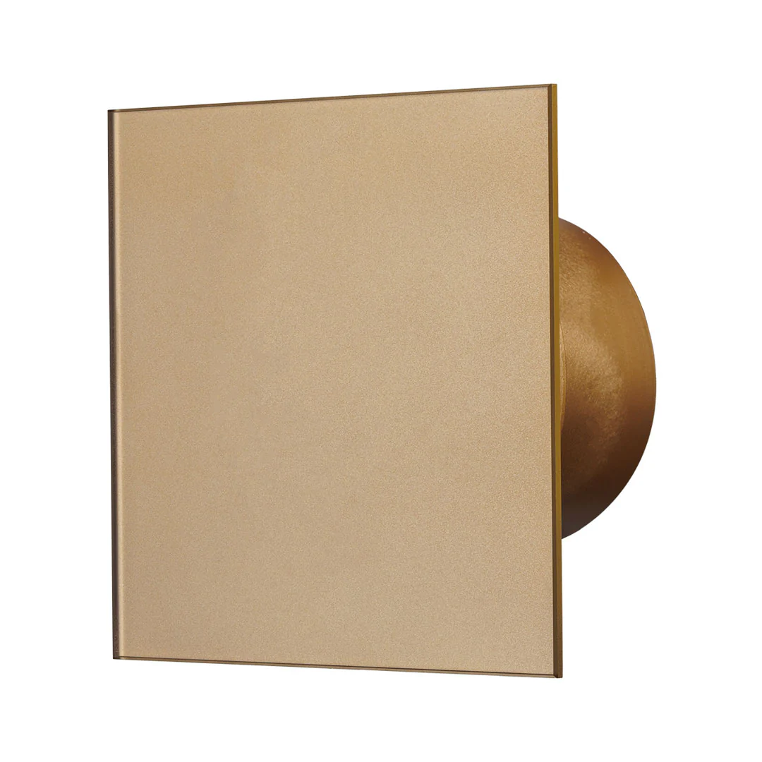 Mmotors bathroom Exhaust Fan, 169 cubic meters, gold glass, 132