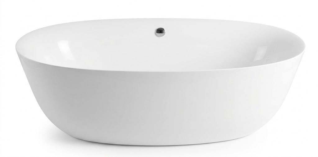 Roca Virginia Seamless Bathtub 80 x 170 cm White with waste A248313000
