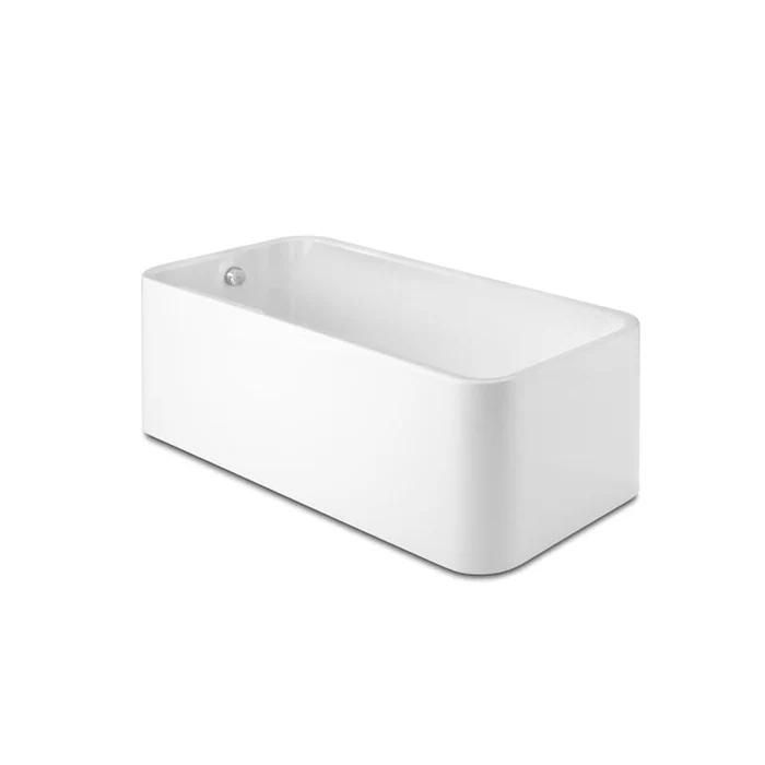 Roca Element seamless bathtub 180 x 80 cm white with waste A248158001
