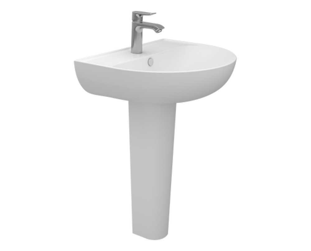 Sanipure Vega Washbasin 60 cm White 2303600000