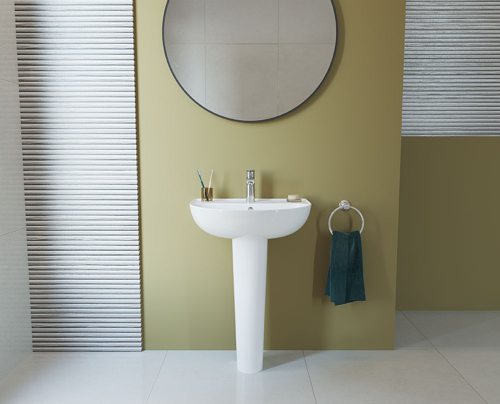 Sanipure Vega Washbasin 60 cm White 2303600000