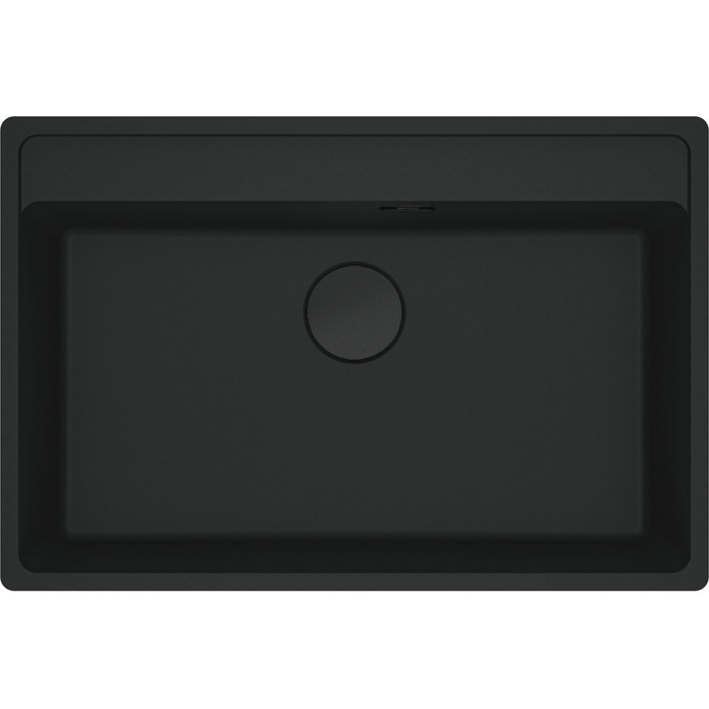 Franke Granite kitchen basin 76 × 51 cm MRG with drain Matte Black 1140661666