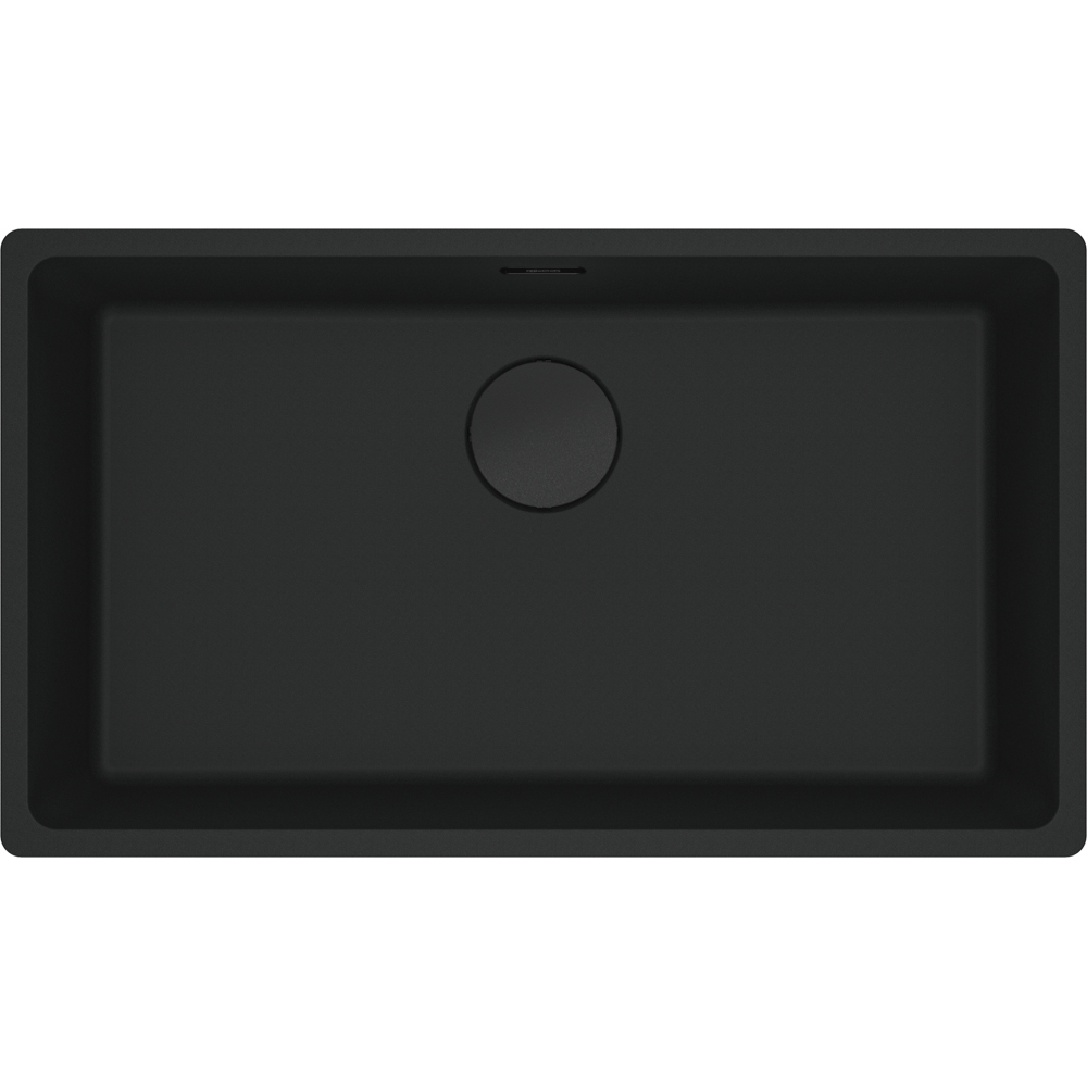 Franke Granite kitchen basin 76 × 44 cm MRG with drain Matte Black 1140661650