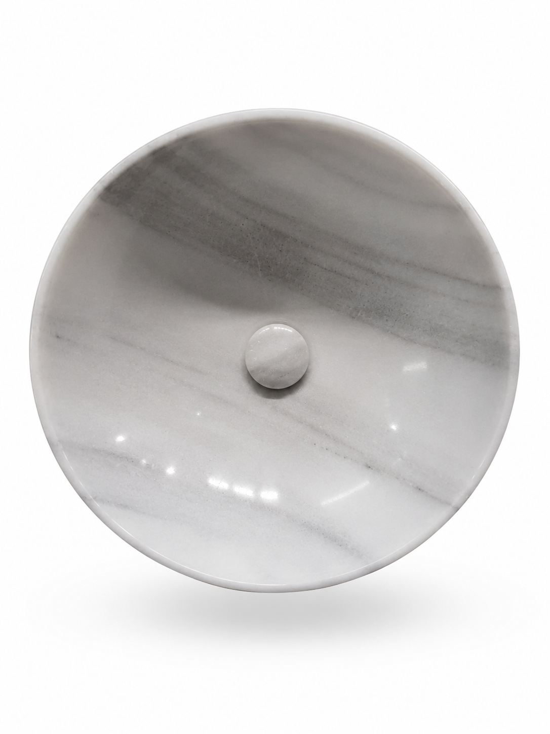 El Nada Over Top Washbasin with Waste Standard Carrara MR 803