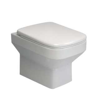 Sarreguemines Murphy Wall-Hanging Murphy Toilet White Rimless with Bidet