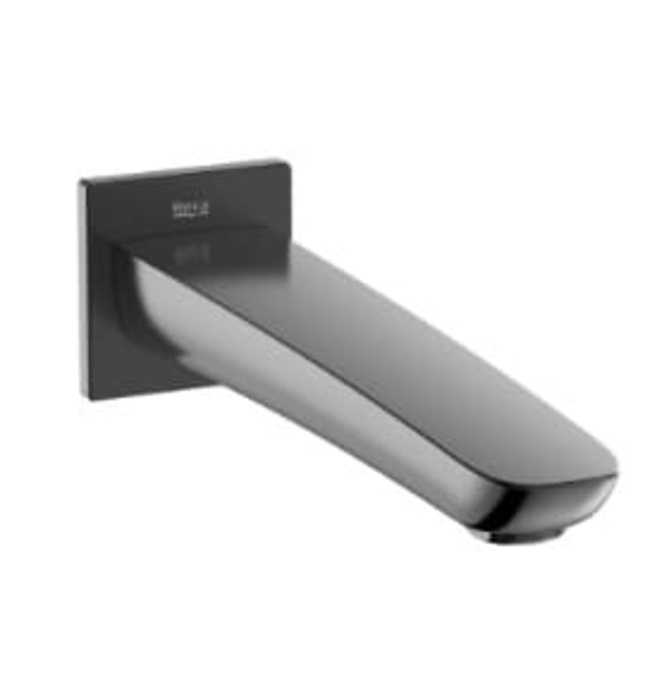 Roca Insignia Wall-mounted bath spout - Brushed Black