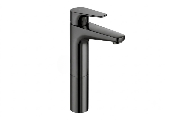 Roca Atlas High Basin mixer - Brushed Black