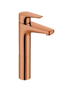 Roca Atlas High Basin mixer - Glossy Rose Gold