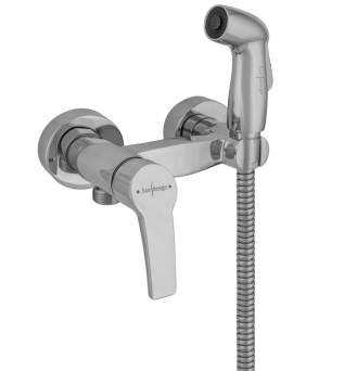 Sardesign Amazon bidet mixer with Shattaf 11 cm chrome SD 1135SCP