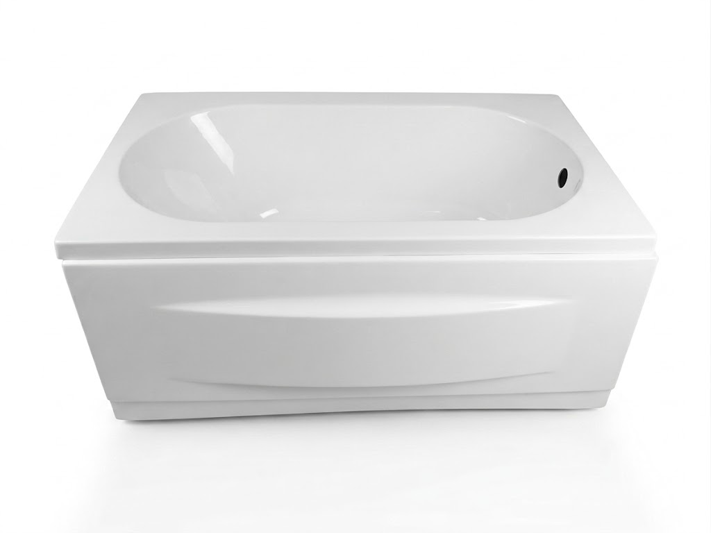 Rovety Madrid bathtub 120 x 70 cm white with panel