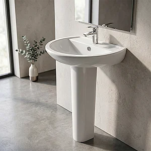 Sanipure Flora Washbasin 60 cm White 2306600000