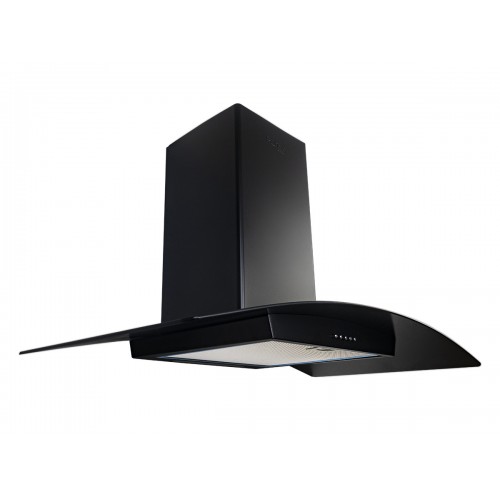 Purity Cappe Kitchen Hood – 750 m³/h suction power, 3-speed settings 90 cm Black