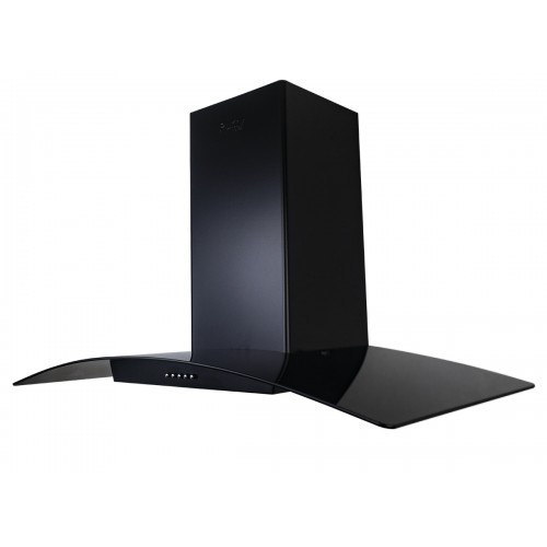 Purity Cappe Kitchen Hood – 1000 m³/h suction power, 3-speed settings 90 cm Black