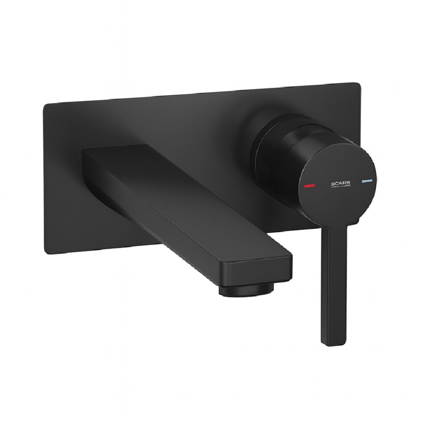 Roca Naia Built-in Wall mixer - Brushed Black
