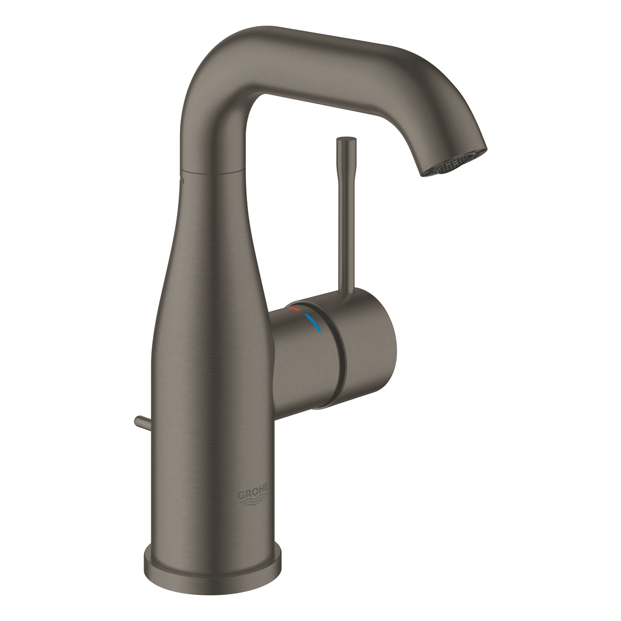 Grohe Essence Single-lever basin mixer 1/2″ M-Size - Brushed Hard Graphite