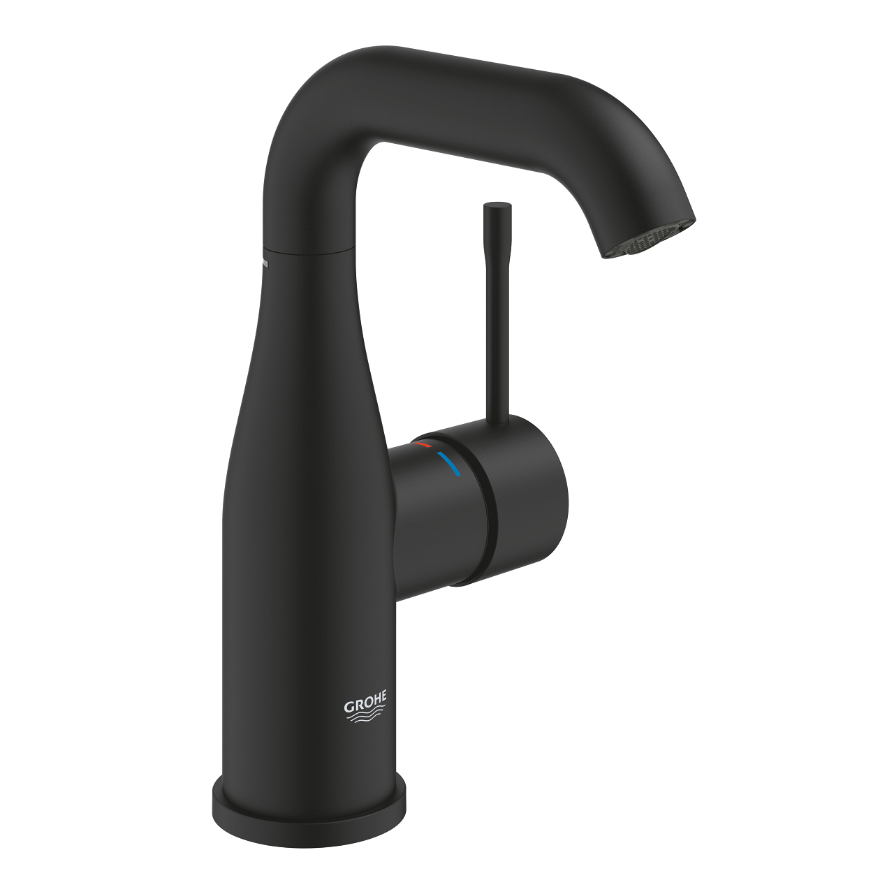 Grohe Essence Single-lever basin mixer 1/2″ M-Size Phantom Black 24176KF1
