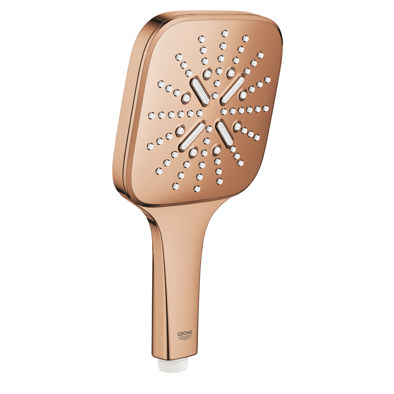 Grohe SmartActive Cube Hand Shower 13cm 3 Functions - Glossy Rose Gold