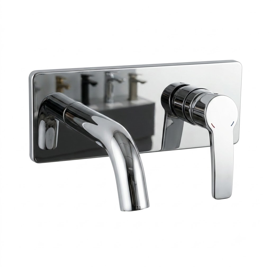Sardesign Amazon built-in mixer trim set with body - Chrome