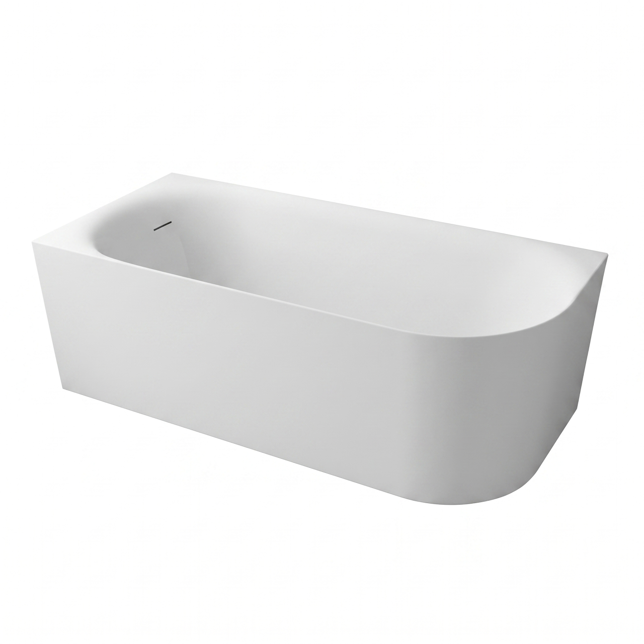 Kevano Splash Seamless Bathtub, Right 170 x 70 cm - White