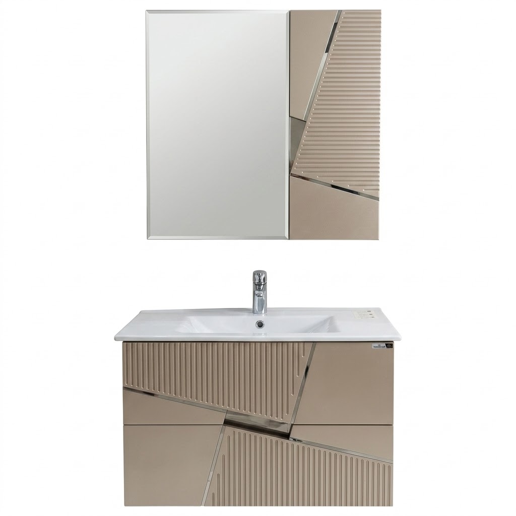 Waterproof unit PV 2026 boardium with mirror for 80 cm Basin Ivon
