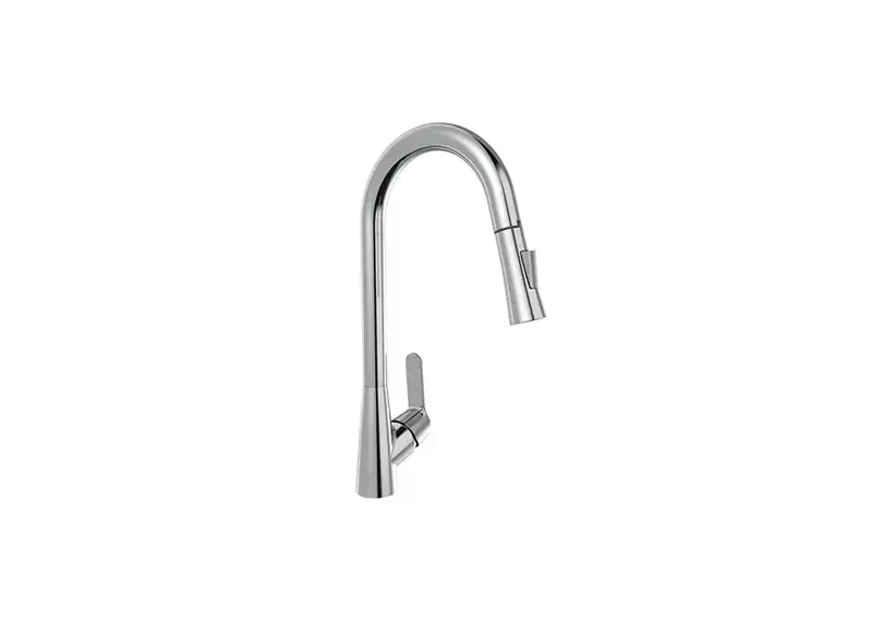 kludi Rak PEAK Pull Out Sink Mixer with Dual Function Sprayer Head Chrome RAK 18072